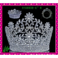 Neue Entwürfe Rhinestone die späteste preiswerte Krone eine Schmucksache-Tiara